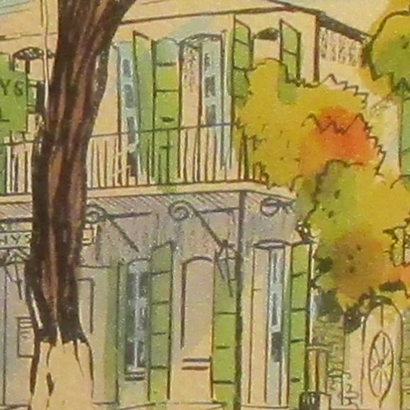 Original Watercolor "MURPHY'S HOTEL" - Picture 3 of 9